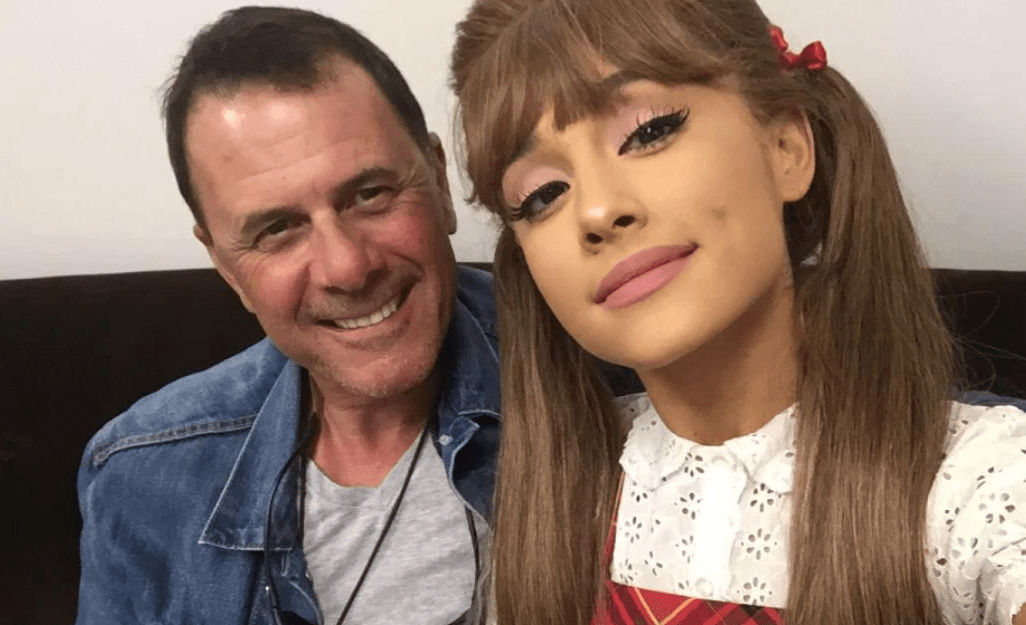 Ariana Grande And Her Father